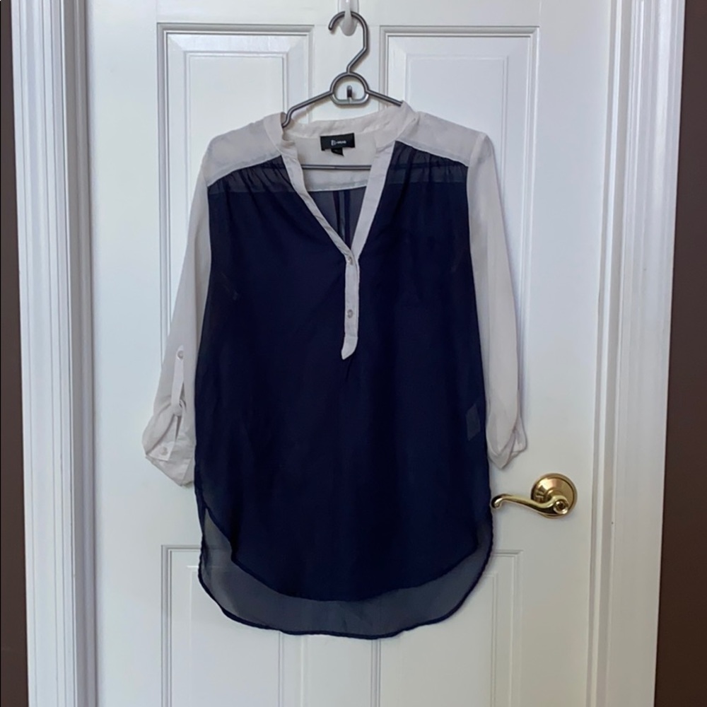 Color Block Blouse